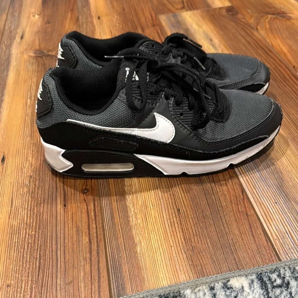 Nike Black and Gray Air Max Sneakers